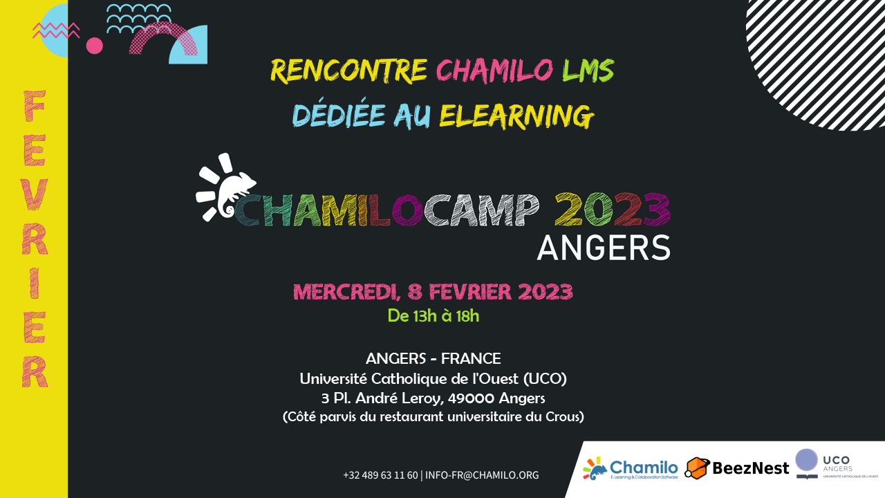 ChamiloCamp Angers (France - Février 2023)